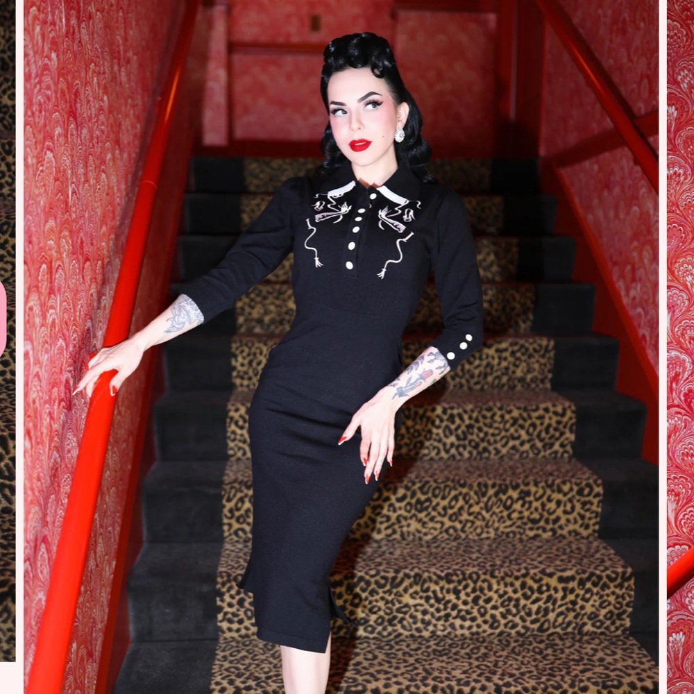 Elle Rebel Art of Temptation Knitted Dress
